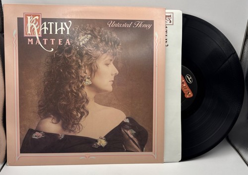 Kathy Mattea Untasted Honey Vinyl LP 80s Country + Lyric Sleeve - Picture 1 of 6