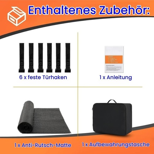 566L Auto Dachbox Faltbare Wasserdicht Dachtasche Gepäckbox mit Antirutschmatte - Bild 9 von 10
