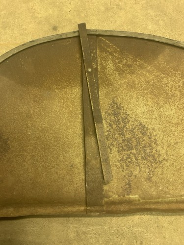 Pair Ford Steel Rear Fender Skirt Tear Drop Style Outside Mount 1936-1948 - Picture 9 of 18