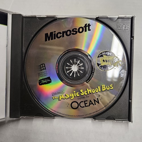 Magic School Bus Microsoft Lot Of 4 CD ROM's Ocean Rainforest Bugs Animals - Picture 6 of 7