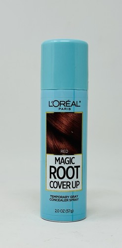 Loreal Magic Root Cover Up RED Temporary Gray Concealer Spray 2 Oz