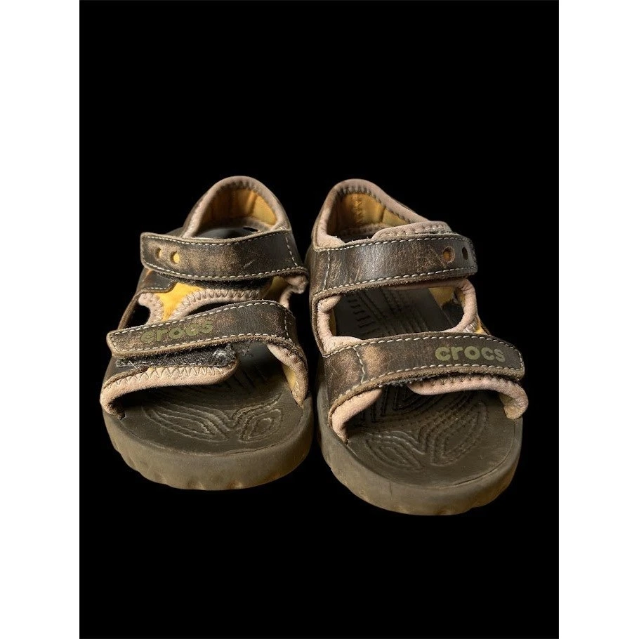 Crocs Leather Upper Unisex Kids