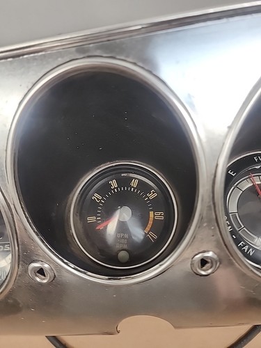 Corvair Corsa Tach Dash Instrument Cluster Gauge Panel 1965-69 Speedo gas gauge - Picture 4 of 12
