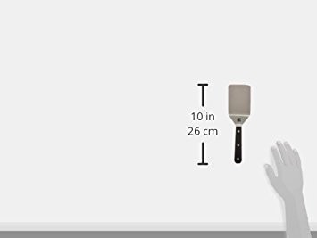 SABATIER Triple Rivet Wide Turner, 9.625 Inch Stainless Steel Spatula for Cas... - Picture 2 of 2