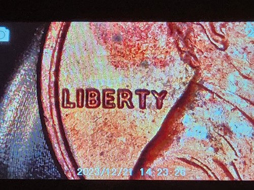 1982 Lincoln Penny Struck Off Center Mint Error No Mint Mark Rare w/more Errors - Picture 5 of 10