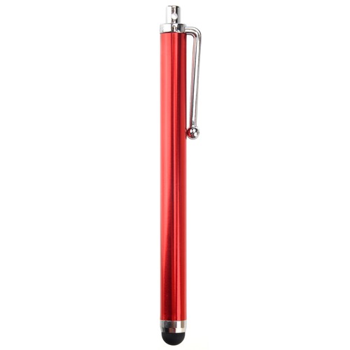 Stylus Touch Pen mit gummiertem Touch Point für 2 (rot) roter Stift für 2 - 第 1/3 張圖片