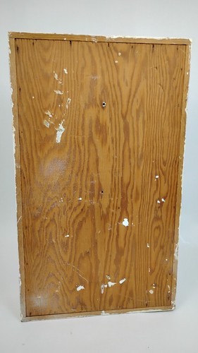 Wall Mounted Bathroom/Kitchen Cabinet 24x14" Shutter Doors Buttercream Paint - Picture 16 of 19