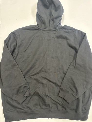 Felpa con cappuccio uomo Carhartt Rain Defender full zip vestibilità ampia pesante nera taglia 4XL - Foto 3 di 5
