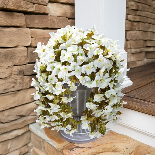 Buganvillas Artificiales Colgantes Flores Plantas para Exterior Invierno Decoración... - Imagen 8 de 8