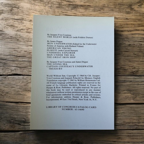 Jacques-Yves Cousteau WORLD WITHOUT SUN Edited by James Dugan 1965 HB - Picture 4 of 13