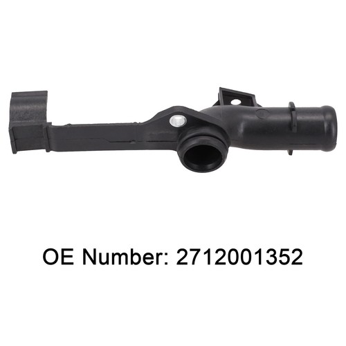 A 2712001352 Water Pipe Black New Plastic 271 200 13 52 Oil Cooler Cylinder - Picture 3 of 12