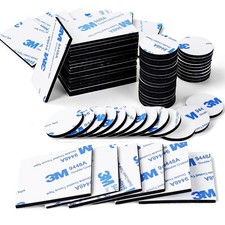 Double Sided Foam Tape 4 x 4 x 2 cm, 5 x 3 x 2 2.5 x x 2 black