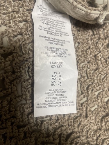 Neu mit Etikett Lucky Brand Bademode 1 Stück Be weave it UVP 118 $. Sand Größe L - Bild 14 von 14