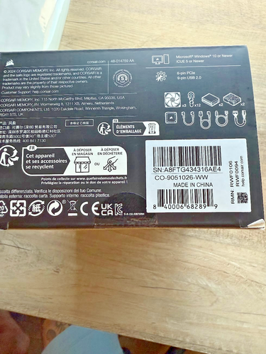 CORSAIR iCUE LINK LX120 RGB 120mm Fan 3 Pack (CO-9051026-WW)... FREE S&H! - Photo 2/2
