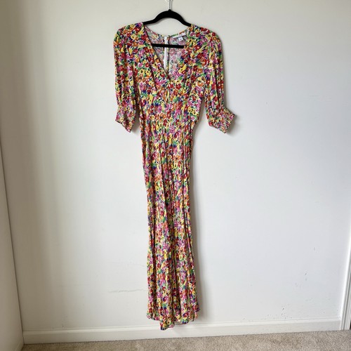 RIXO For Target Floral Puff Sleeve V-Neck Maxi Dress—SZ. 6 - Picture 18 of 18
