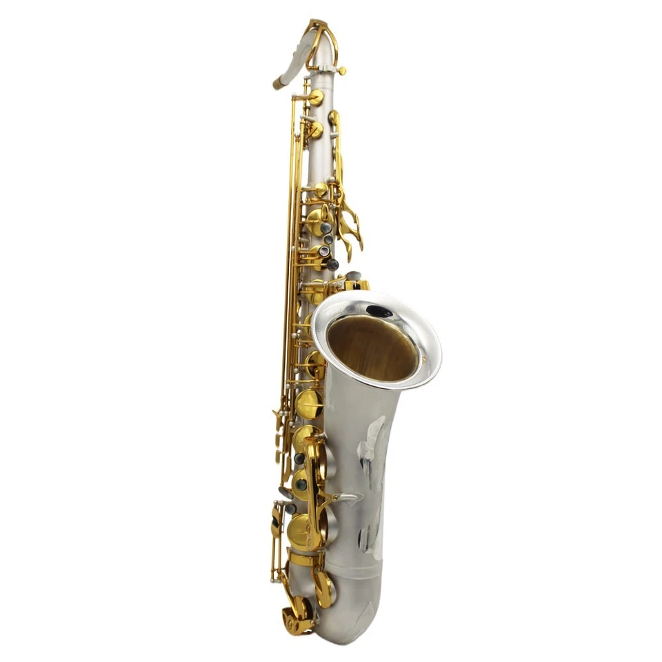 Saxofón tenor llave oro satinado estilo Eastern Music SA80 saxofón Foto 3 de 4