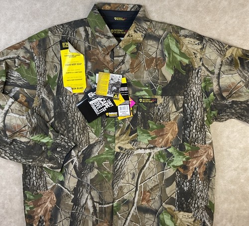 Scent Blocker Frontier Shirt Scentek Camo Long Sleeve Hunting Men Sz XL NWT - Picture 7 of 7