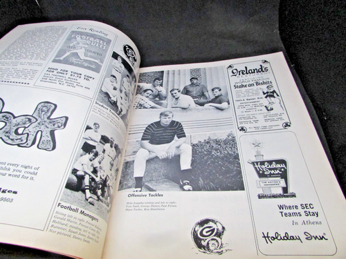Two Georgia Football program books - 1968 & 1970                  (P-4 - Picture 16 of 16