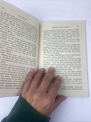 GEM THERAPY Revised & Enlarged by A K Bhattacharya ~Vtg Paperback 4th Print 1981 - Picture 13 of 15