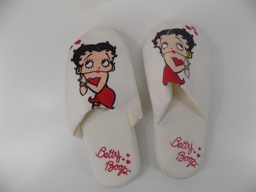 Zapatillas Betty Boop Blancas Mujer Medianas (7-8) Personaje Dibujos Animados Comodidad, Usadas en Excelente Condición - Imagen 1 de 6