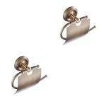 2 Stück Toilettenpapierhalter Badezimmer Zubehör Bronze Toilette Messing Antike