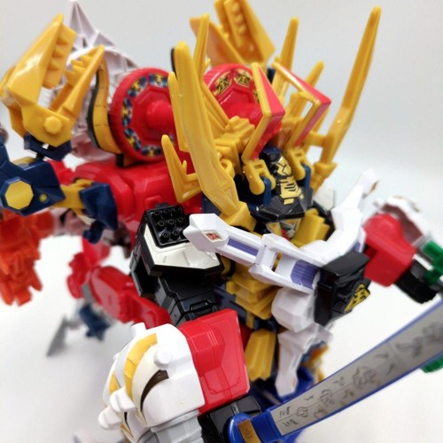 mini pla BANDAI Megazord Power Rangers Samurai Super Sentai Shinkenger Haoh - Foto 7 di 10