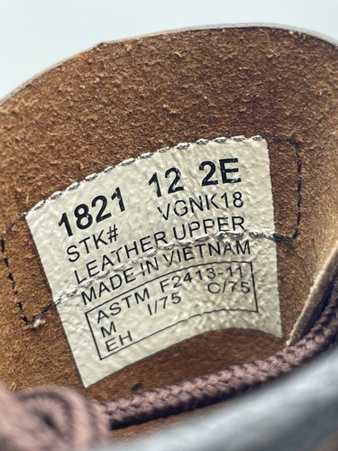 Carolina Elm 8" Steel Toe Logger Mens Work Boots 1821 Size 12 2E - Picture 17 of 24
