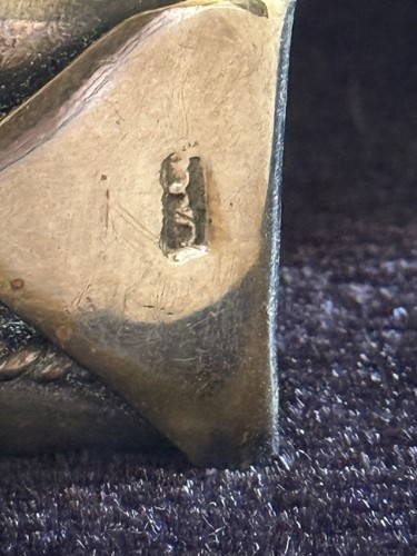 61 Gramm Ägyptische Beduinen Geflochten Seil Muster Manschette Armband Silber Messing Signiert - Bild 13 von 24