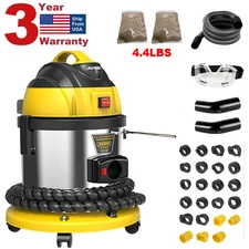 Automotive Walnut Sand Blaster Engine Carbon Intake Valve Spray Cleaner Machine