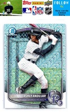 2025 Bowman #BCP-20 Ashly Andujar Chrome Prospects Mojo Refractor
