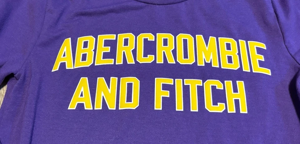 男孩 T 恤 5/6 Abercrombie Kids 紫色长袖 T 恤 — 第 2/3 张图片