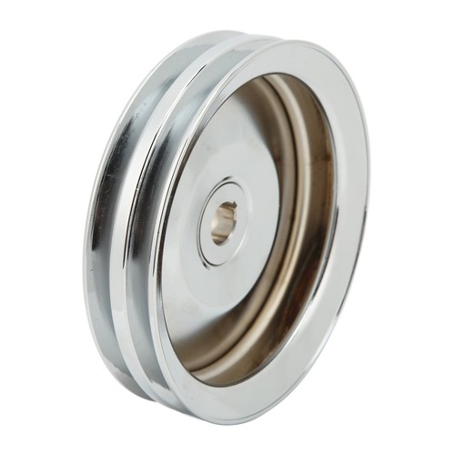 Engine System Power Steering Pump Pulley With Key Way 5 8In Shaft Double Groove - Picture 16 of 22