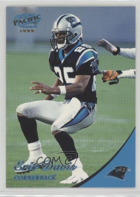 1999 Pacific Gold 82/199 Eric Davis #63 0a2