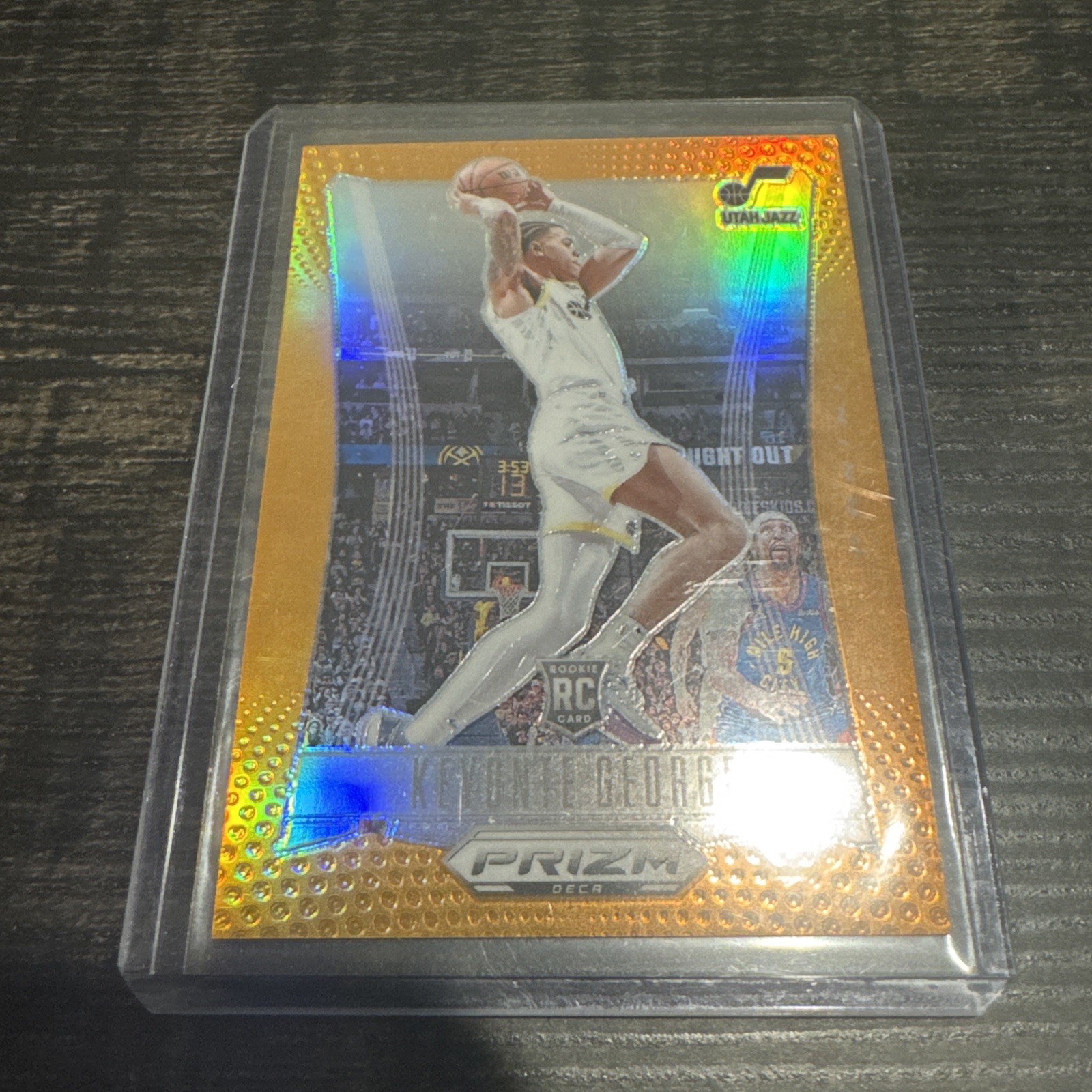2023-24 Panini Prizm Deca Keyonte George Orange /49 #179 RC Utah Jazz 🔥🔥🔥