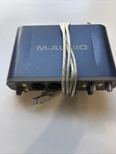 M-Audio Fast Track Pro USB Audio / MIDI Interface Blue/Grey Tested Working