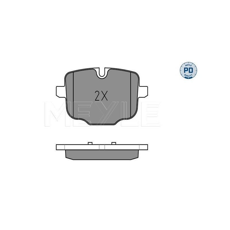 MEYLE 025 247 0318/PD Brake Pads Set Rear for BMW 5 6 7 X3 X4 8 X5 X6 X7 iX 3 4