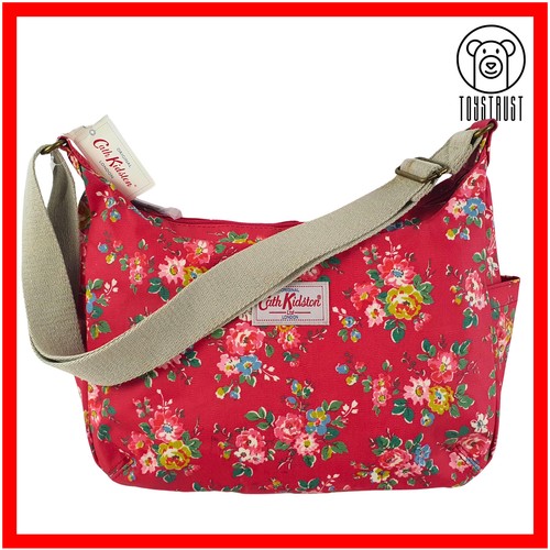 Cath Kidston Everyday Shoulder Cross Body Bag Floral Kingswood Rose Oilclot CP73 - Picture 1 of 16