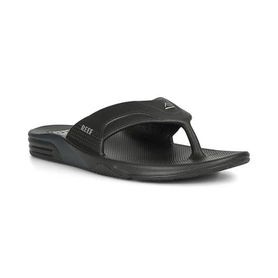 Reef Sandales Homme Tongs Fanning H20 - Noir/Argent - Taille 8-12 UK - Photo 1/4