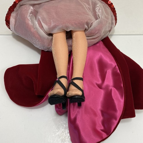 Robe rouge à paillettes Madam Alexander Legends collection platine Cissy RARE HTF - Photo 7/10