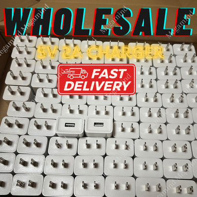5V 2A USB Jack 10W Wall Power Adapter 5 Volt 2Amp AC to DC Charger Block US Lot