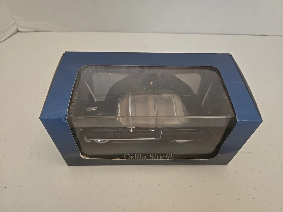 NOREV ATLAS 1/43 DIECAST CADILLAC SERIE 62 EN NEGRO MATRIMONIO REAL BELGIA 1960 Foto 2 de 4