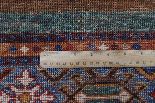 7x10 ft Oriental Tribal Area Rug Afghan Hand Knotted Veg dye Wool Living RoomRug - Picture 10 of 10
