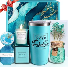 Spa Gift Basket for Women – Relaxing Self Care Kit – Unique Birthday Gift