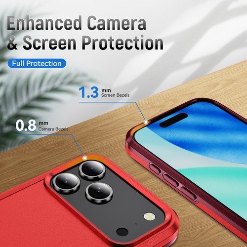 For iPhone 17 Pro Max/17 Air/17 Shockproof Rubber Case Hybrid PC Slim Back Cover - Picture 44 of 64