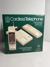 Vintage GE 2-9525 Cordless Telephone 2 Charge Docks Power Cord - Power Tested