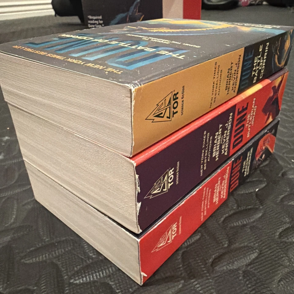 Legends of Dune Trilogy Butlerian Jihad Machine Crusade Battle of Corrin Herbert Foto 4 de 4