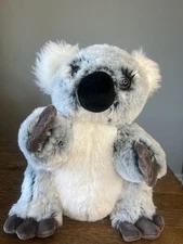 Unipak Plush Koala Bear 11"  Furry Grey White Soft Stuffed Animal Toy 2016 w/Tag