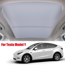 For 25 Tesla Model Y Sunshade Roof, Never Sag, Nano Ice-Crystal, Heat Blocking