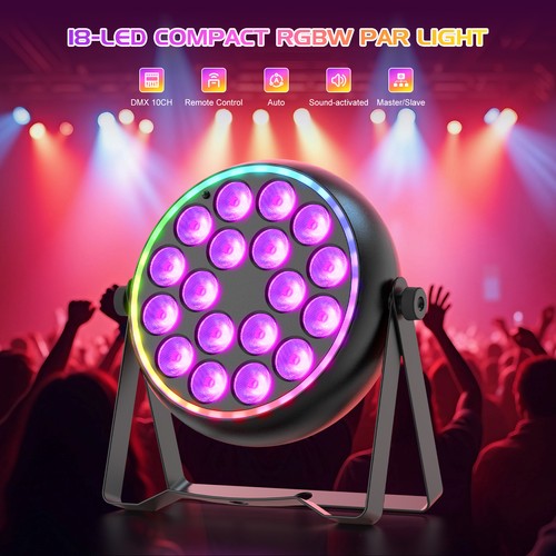 120W 18LED Par Light RGBW Stage Bar Wash Lighting DMX DJ Disco Party Show Light - Picture 3 of 20
