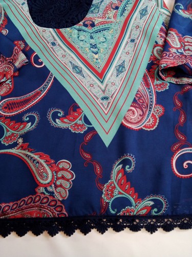 Abito corto donna paillettes cuore multicolore pizzo schiena taglia large - Foto 7 di 14